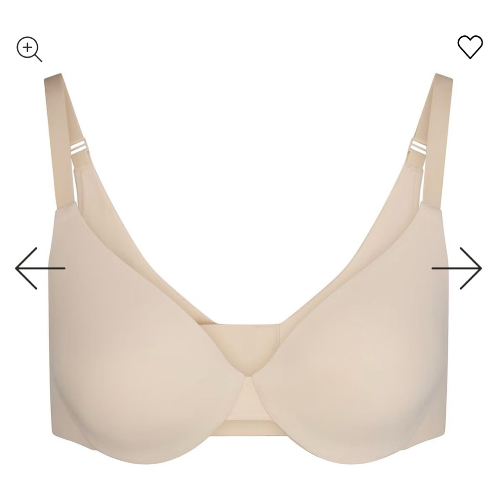 Kim Kardashian SKIMS full coverage lightly lined bra 34C sand color - NWT